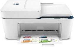 HP Multifunktionsdrucker DeskJet 4130e Weiß/Blau Inkl. 6 Probemonate Instant Ink
