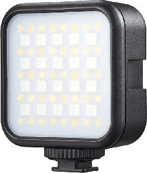 Panel-LED LED6R mit Lithium-Batterie, 270 Lux, 3200-6500K, Schwarz