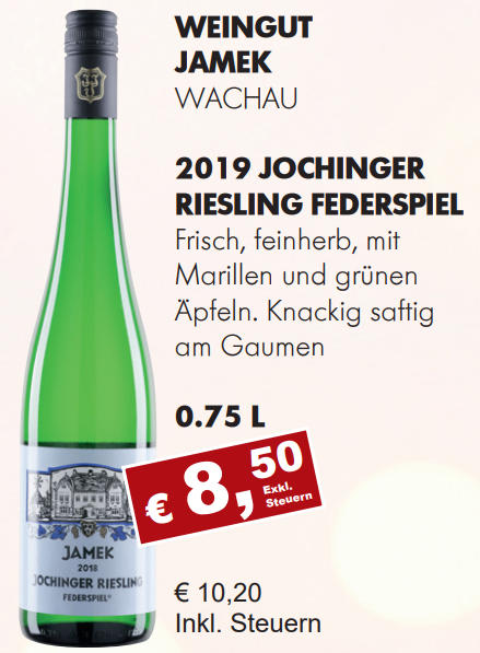 Jochinger Riesling Federspiel 2019