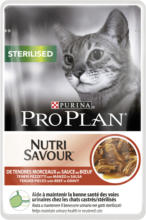 Pro Plan Cat Nutrisavour Sterilised Boeuf 24x85g
