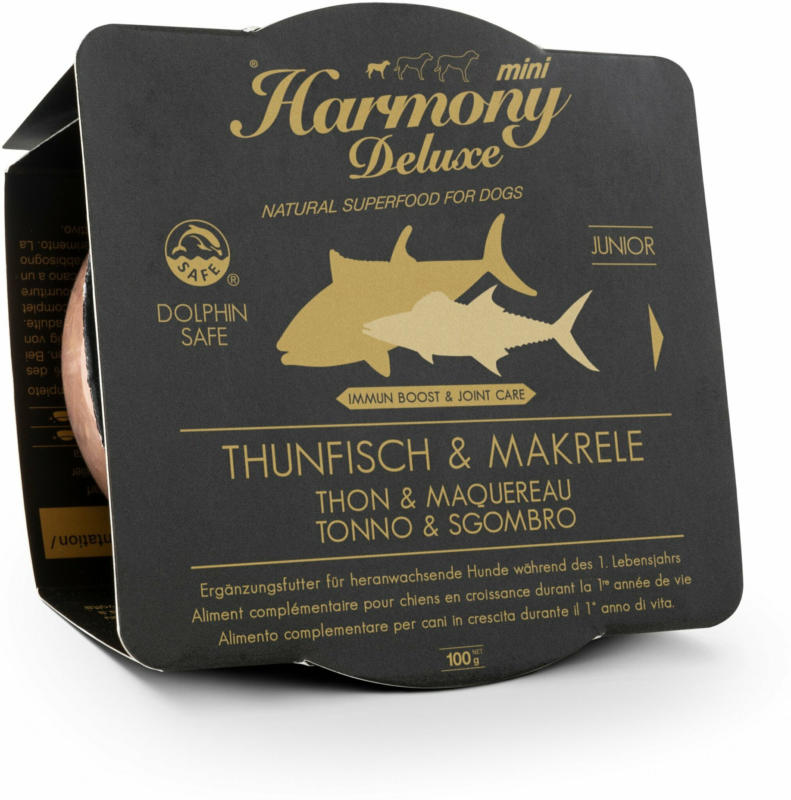 Harmony Dog Deluxe Mini Junior Thon & Maquereau nourriture humide 100g