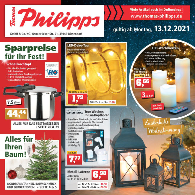 Handelsangebote ⏲ Öffnungszeiten für Thomas Philipps Kompakt