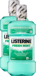 Bain de bouche Listerine, Fresh Mint, 2 x 500 ml