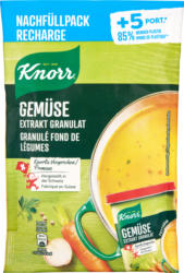 Knorr Gemüsebouillon Extrakt Granulat, fettarm, Nachfüller, 270 g