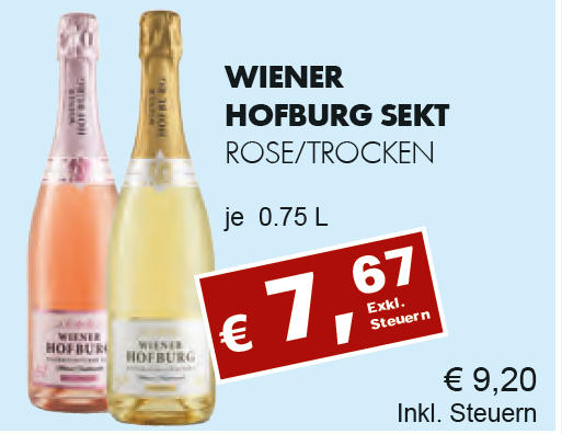 Wiener Hofburg Sekt Rose/Trocken