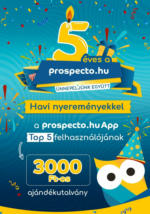 Prospecto.hu Campaign: 5 éves a Prospecto.hu! - 2022.01.01 napig