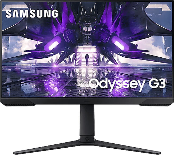 Samsung Gaming Monitor Odyssey G3, 24 Zoll, FHD, 144Hz, 1ms, 250cd, VA Panel, FreeSync Premium, Schwarz