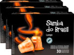Denner Kaffeekapseln Samba do Brasil, Lungo, kompatibel zu Nespresso®-Maschinen, 3 x 30 Kapseln
