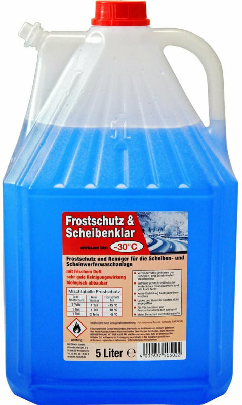 Frostschutz & Scheibenklar -30°C  5 l Schnabelkanne