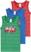 Ernsting's family 3 Baby Unterhemden mit Print - bis 05.04.2023