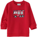 Ernsting's family Kinder Sweatshirt mit Feuerwehr-Applikation - bis 24.04.2024