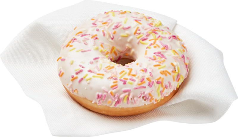 Donut gefüllt Vanille, 70 g