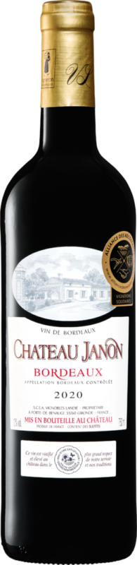 Château Janon Bordeaux AOC, 2020, Bordeaux, Francia, 75 cl