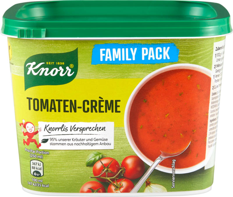 Zuppa Knorr Family Pack , pomodoro, 500 g
