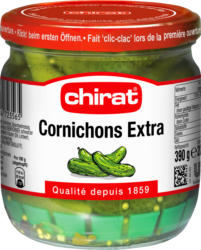 Cetriolini Knorr Chirat extra , con setaccio di sollevamento, 390 g