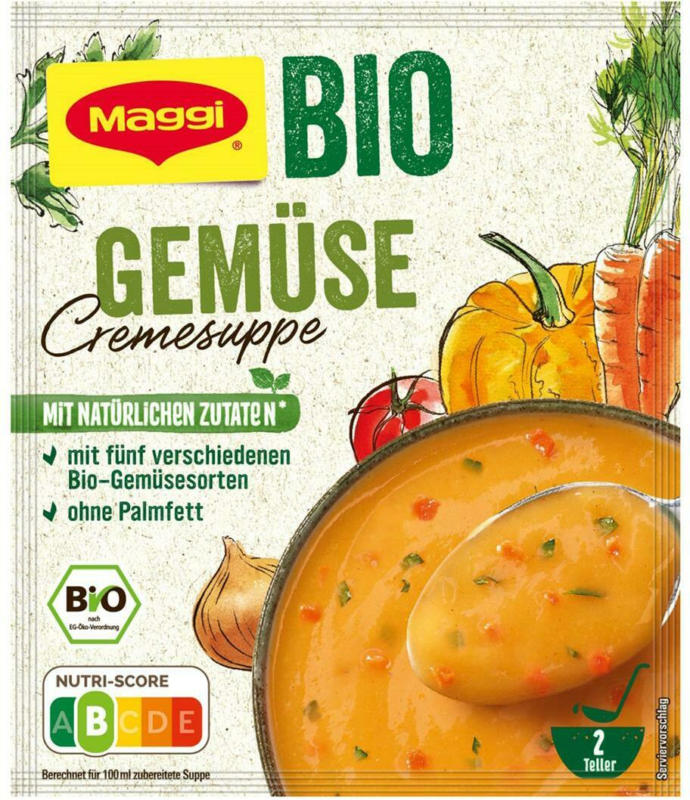 MAGGI Bio Gemüse Cremesuppe