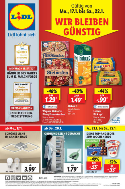 Nordwest Prospekte ⏲ Öffnungszeiten für Lidl Krohnstieg 55, 22415 Hamburg