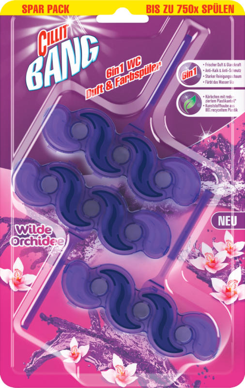 Cillit Bang Power wilde Orchidee, 3 x 35 g