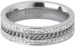 Ernsting's family Damen Ring mit Kettenelement und Ziersteinen - bis 22.03.2023