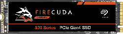 Seagate 2TB Festplatte FireCuda 530, M.2 PCIe Gen4 ×4 NVMe 1.4, Bis 7.300 MB/s, Rescue Service