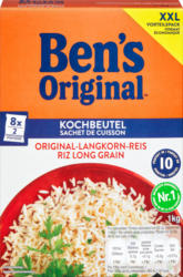 Riz long grain Ben's Original, 8 sachets-cuisson de 125 g, 1 kg