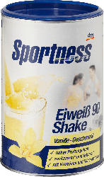 Sportness Eiweiß 90 Shake mit Vanille-Geschmack