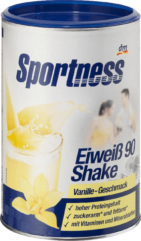 Sportness Eiweiß 90 Shake mit Vanille-Geschmack