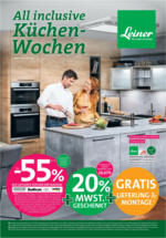 Leiner Wels Leiner - All inclusive Küchen-Wochen - bis 17.02.2022