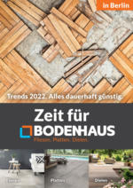 Bodenhaus Bodenhaus: Trends 2022 - bis 25.03.2022