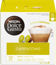 Capsules de café Cappuccino Nescafé Dolce Gusto, 30 capsules