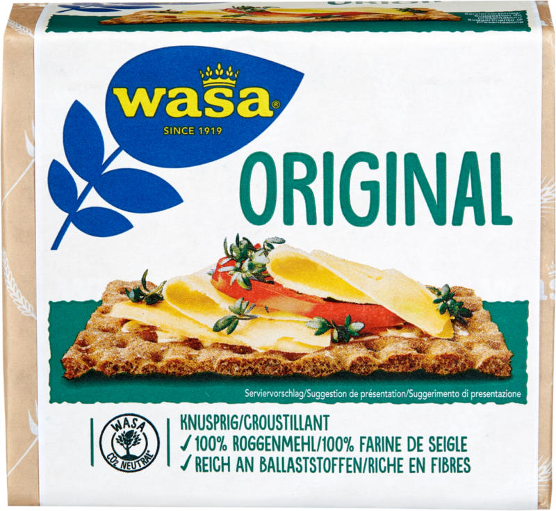 Pain croustillant Original Wasa, 205 g