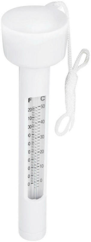 Hi Schwimmbecken-thermometer Weiß Kunststoff B/h/l: Ca. 5,5x18x4,5 Cm