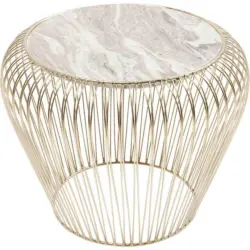 Beistelltisch in Metall 43/43/35 cm
