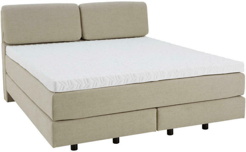 Boxspringbett 180/200 cm in Beige
