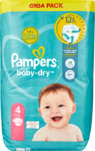 Denner Couches Baby-Dry Pampers , Taille 4, Maxi, 9-14 kg, 120 pièces - au 03.10.2022