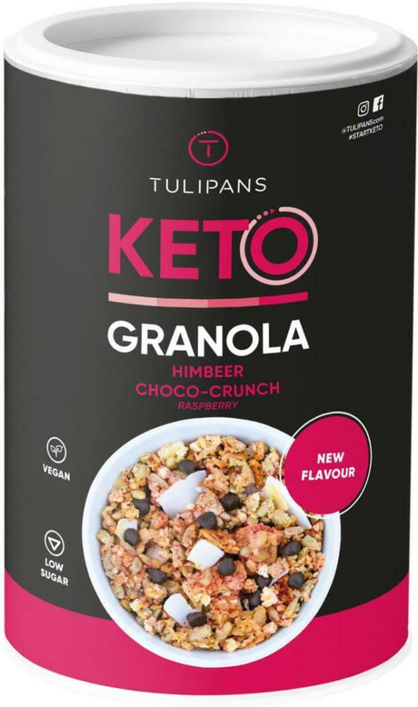 Tulipan Nährsinn Keto Granola HimbeerSchokoCrunch ️ Online von BILLA