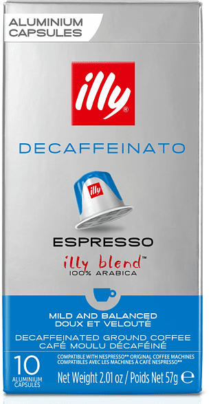 Illy Kaffeekapsel Decaffeinato (10 Stk., Kompatibles System: Nespresso); Kaffeekapseln (für Nespresso®) 10 Stück