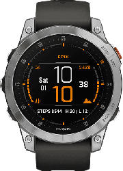 Garmin Epix 2 Edelstahl, Schiefergrau/Silber; Smartwatch