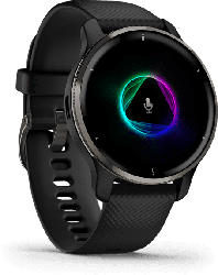 Garmin Smartwatch Venu 2 Plus, Schwarz/Schiefergrau