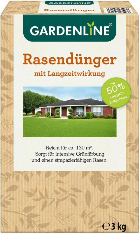 GARDENLINE® Rasendünger 3 kg für nur 3,99 € ᐉ Online von ALDI SÜD