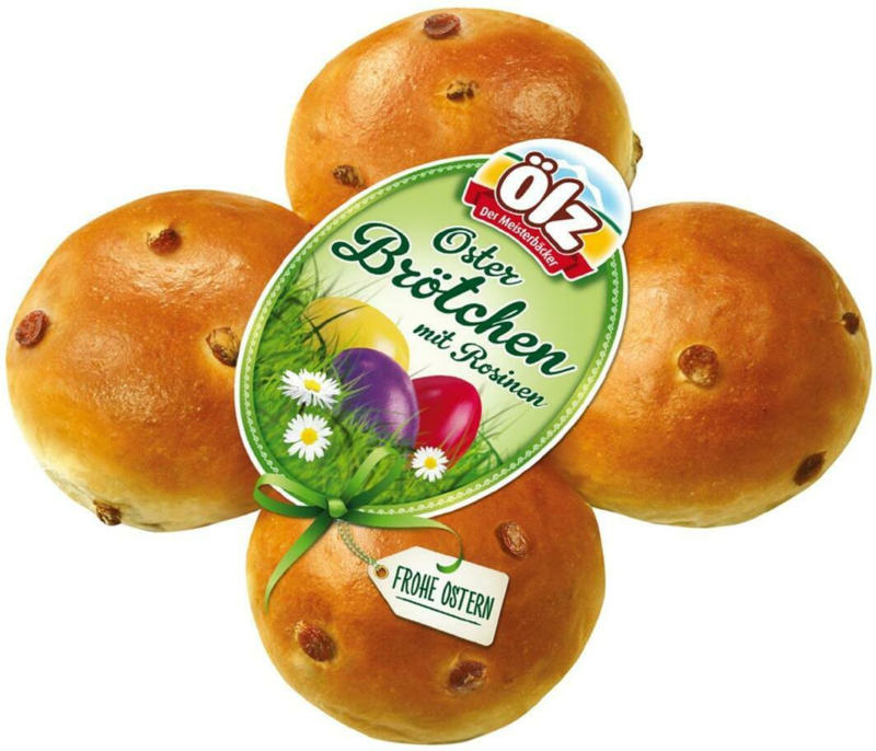 Ölz Oster-Brötchen mit Rosinen ️ Online von BILLA PLUS - wogibtswas.at