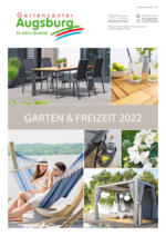 Gartencenter Augsburg Gartencenter Augsburg: Garten & Freizeit 2022 - bis 16.05.2022