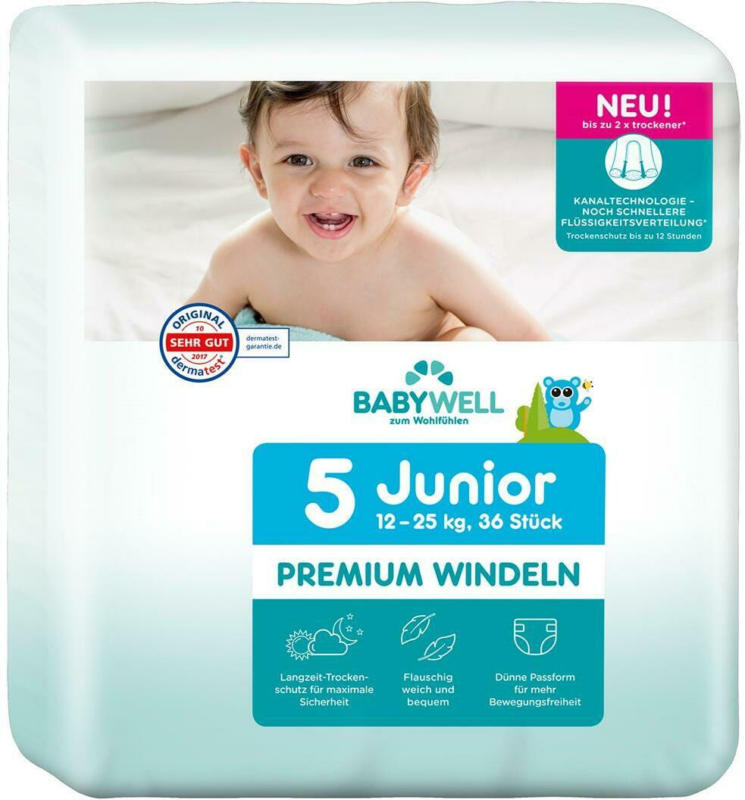Babywell Premium-Windeln Junior Gr. 5