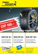 Pneu Egger Promotion de pneus - au 28.04.2022
