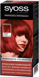 Syoss Permanente Coloration Pantone 18-1658 Pompeian Red -