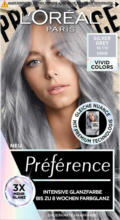 dm-drogerie markt L'ORÉAL PARIS PRÉFÉRENCE Haarfarbe Vivid Colors Silver Grey 10.112 - bis 07.06.2022