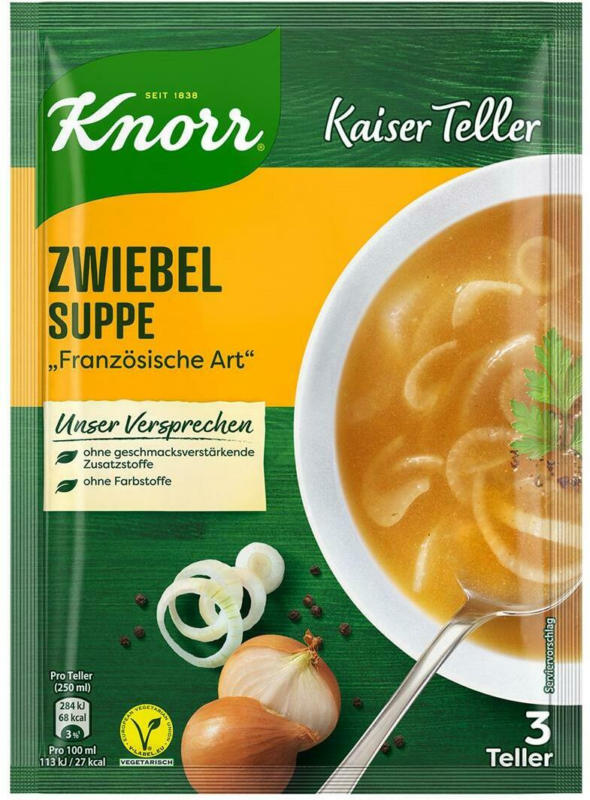 Knorr Kaiserteller Zwiebelsuppe