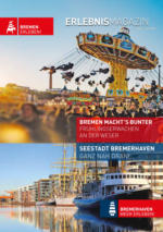 WFB Wirtschaftsförderung Bremen GmbH Erlebnismagazin März-Juli 2022 - bis 31.03.2022