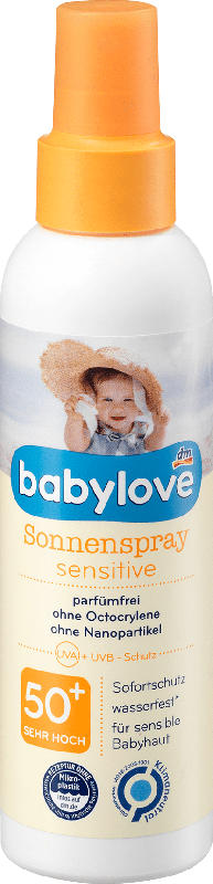 babylove Sonnenspray sensitive LSF 50+