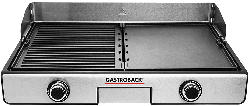 Gastroback 42524 BBQ & Plancha Tischgrill, Schwarz (2000 Watt)
